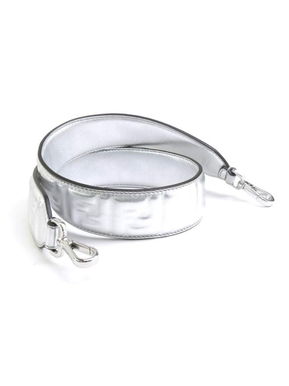 Fendi Shoulder Strap Bag Strap Silver